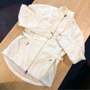 Nike Vintage Tech Lab Jacket in Light Yellow Size S Retro Y2K